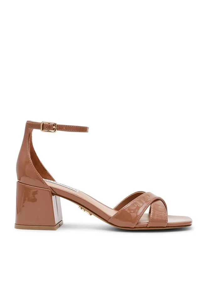 Steve Madden  Fergie Camel Women's Heeled Sandals for Women | Best Price UAE