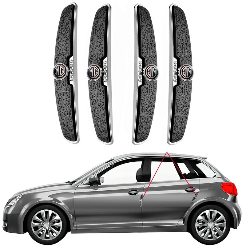 Pivdo All New Car Door Edge and Handle Protector Rubber Guard Accessories for Scratch Protection, Exterior Corner Guards for Hector, Astor, Gloster, Comet Ev, ZS Ev, 3, Euniq 7, Windsor - Image 1