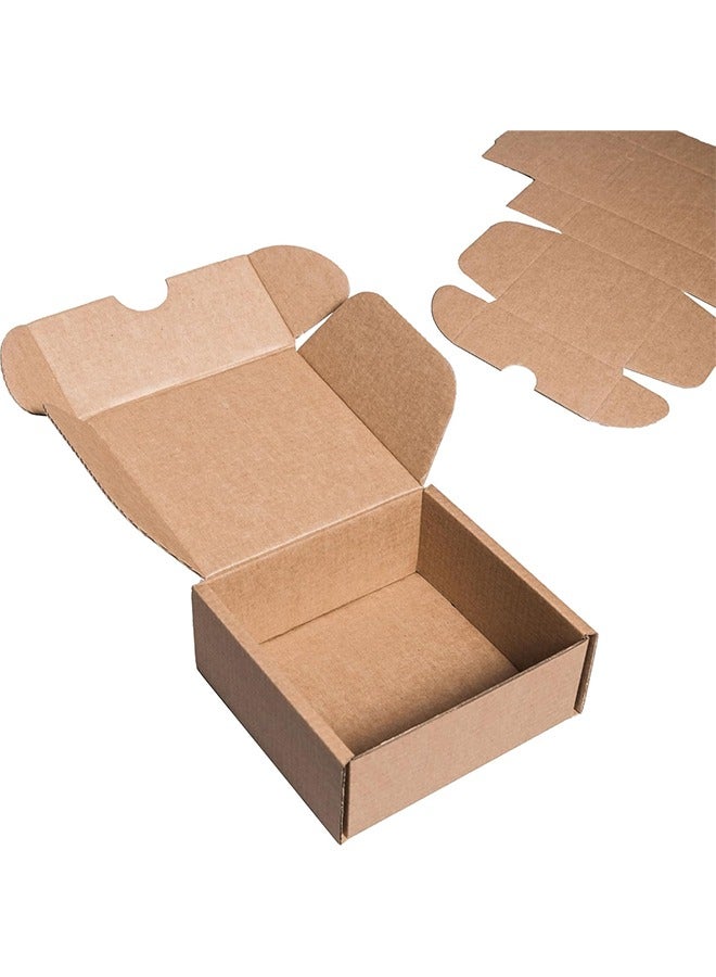 MVAQKLM  25 PCS Small Shipping Box Cardboard Box 15x10x6cm Small Cardboard Boxes Corrugated Box Cardboard Shipping Boxes Small Carton For Mailing Box Packaging Small E Commerce Moving Box - Image 1