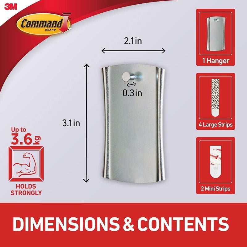 Command 17048-ES Universal Picture Hanger, 3 inches, Jumbo - Image 5