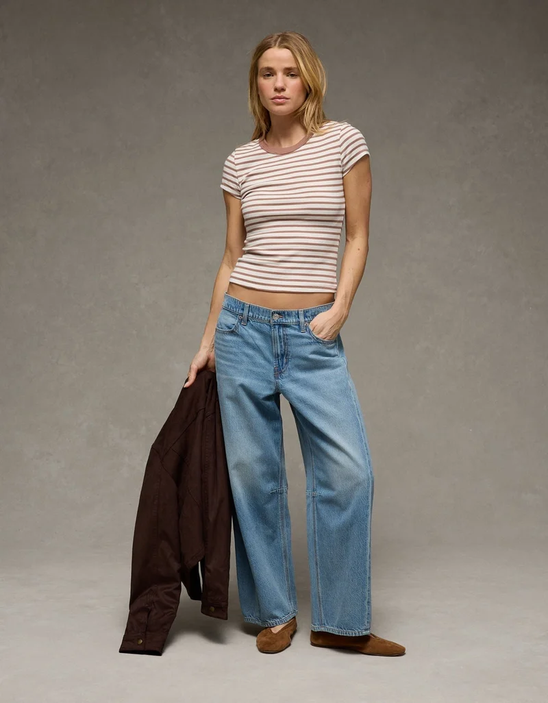 American Eagle  AE Hey Baby Tee for Women | Best Price UAE