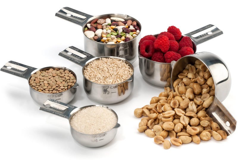 Hudson Essentials Stainless Steel Measuring Cups Set - (9 Piece Set) - Stackable Set with Spout - Includes 2 Cup and 1.5 Cup - Image 3