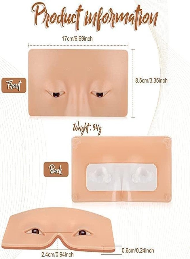 FAIRY FIRST Makeup Practice Face Board, face dummy for Skin Board,for Makeup Practice Mask Skin Face Eye Makeup Practice for Beginner Makeup Artist The Perfect Makeup (SKIN) Brand: FAIRY FIRST - Image 2