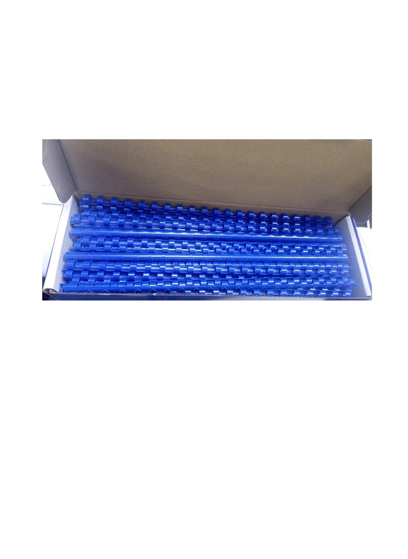 SUPER DEAL 50-Piece Binding Combs 35mm Blue  - Image 2