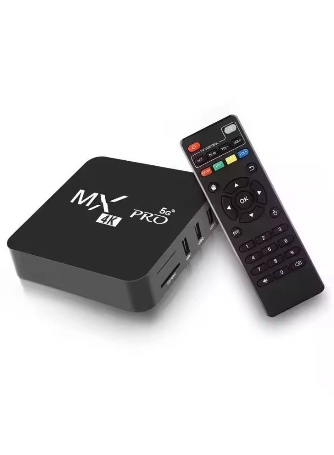 High-Resolution MXQPRO 4K Android TV Box – Smart TV Streaming Device