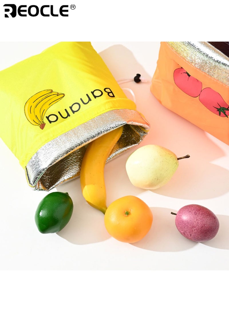 REOCLE 2pcs Food-Grade Nylon Banana Storage Bag Large Capacity Reusable Produce Bag with Aluminum Bead Closure Keeps Bananas Fresh 7 Days Double Stitched Design - Image 3