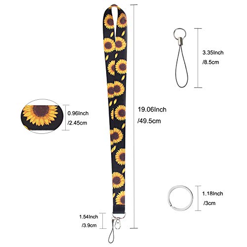 Yiflin Cute Neck Lanyard for Keys, Wallet, Id Card Holder, Cool Keychain Lanyard for Women, Men, Teacher - Image 2