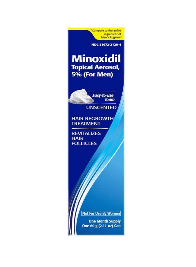 Taro Minoxidil Topical Aerosol Foam 5% Hair Regrowth Treatment For Men 2.11 Oz - Image 1