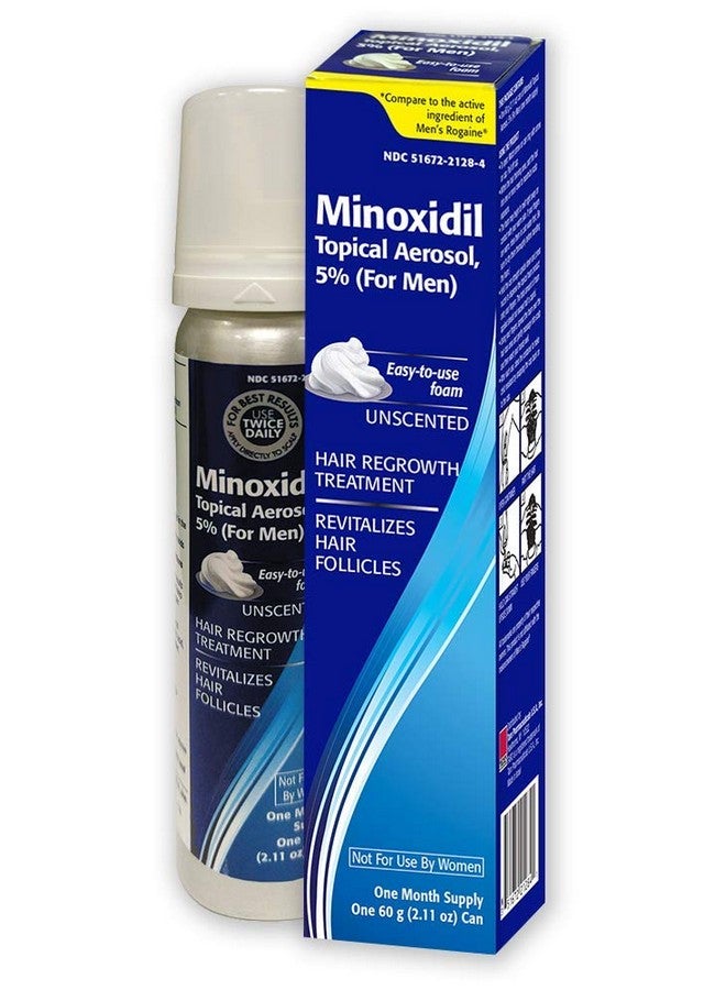 Taro Minoxidil Topical Aerosol Foam 5% Hair Regrowth Treatment For Men 2.11 Oz - Image 4