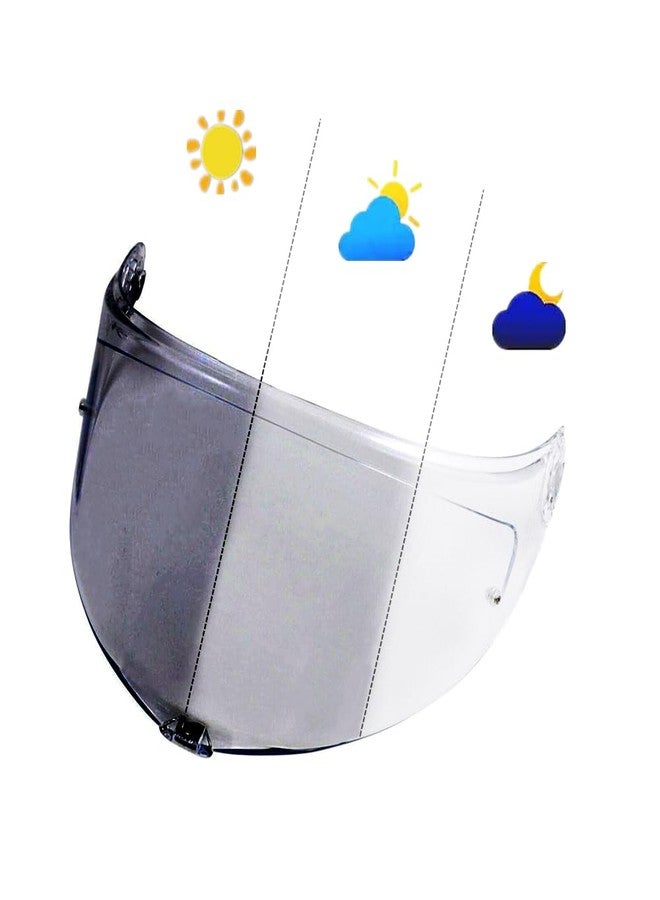 BSTOP Photochromic K6 Visor Sunshield for AGV K6S K6 Helmet Shield Replacement Sunscreen - Image 1