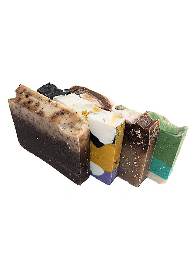 Falls River Soap Company Morning Energy Soap Collection 4(Four) 2Oz Guest Bars Sample Size Soap Natural Handmade Soaps For Fresh Morning Shower. Oatmeal Honey Green Tea White Tea Coffee Soap Falls River Soap Company  - Image 3