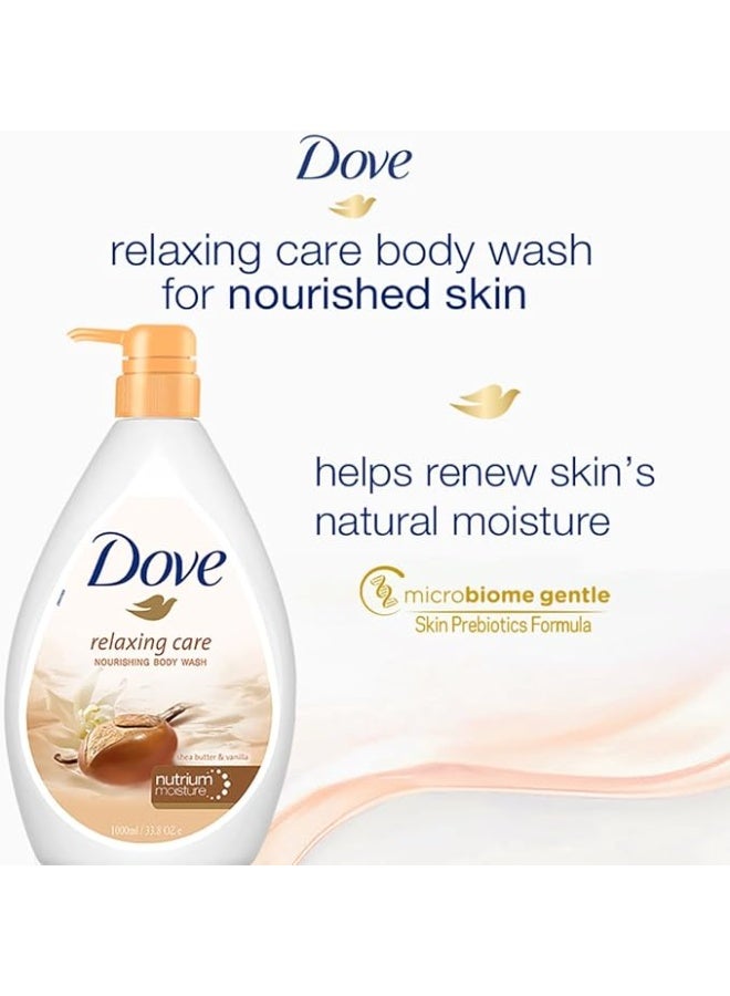 دوف غسول الجسم دوف 1 لتر (زبدة الشيا والفانيليا) - Image 4