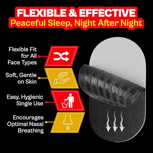 Vn care 30 Pcs Sleep Strips Mouth Tape for Sleeping – Anti-Snoring Strips for Nose Breathing, Snore Reduction & Better Sleep | Hypoallergenic Adhesive Mouth Stickers for Kids & Adults (60 Pcs) - Image 3