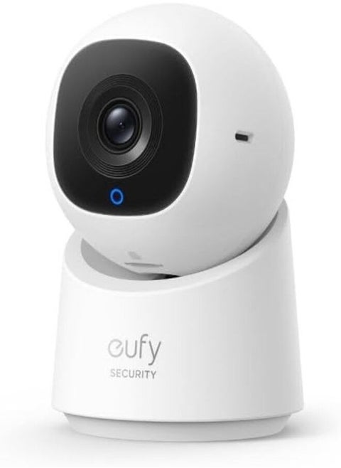 كاميرا أمن داخل الباب C220، 2K من كاميرات الأمن ذات الاستبانة الأمنية ذات 360o PTZ، Plug-in-Security confecer مع 2.4G Wi-Fi، الإنسان/الحركة AI، الرؤية الليلية، AI التعقب، HomeBase S380 competable