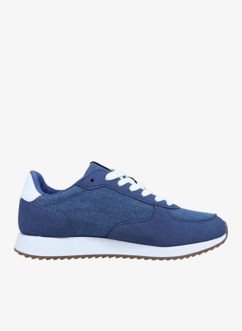 GAP Women's Logo Detail Sneakers with Lace-Up Closure - Image 1