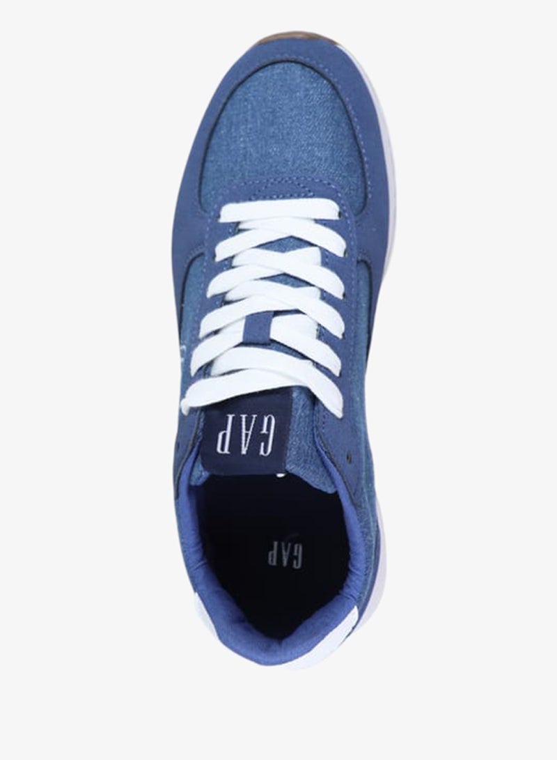 GAP Women's Logo Detail Sneakers with Lace-Up Closure - Image 4