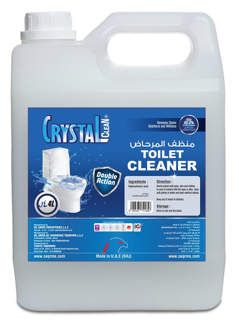 Crystal Clean Toilet Bowl Cleaner 4 litres - Image 1
