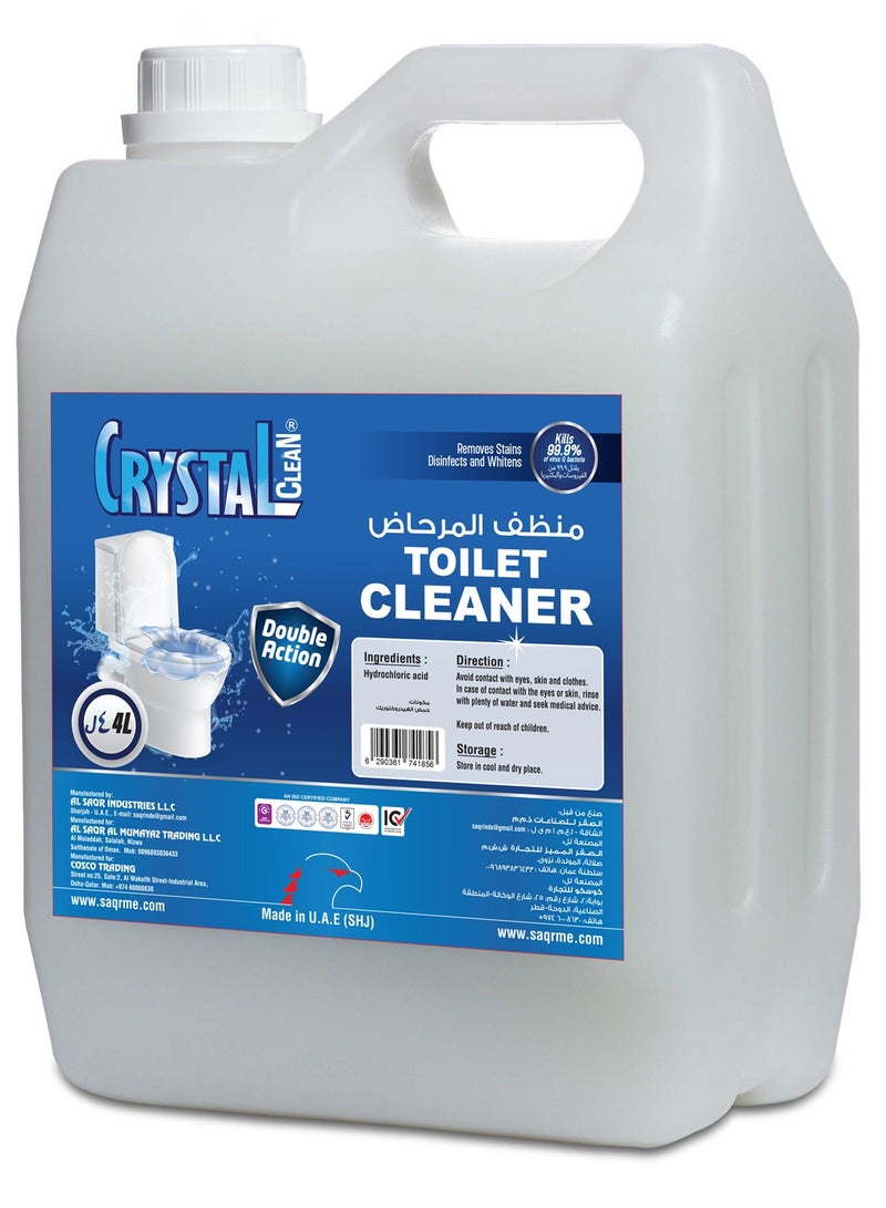 Crystal Clean Toilet Bowl Cleaner 4 litres - Image 2