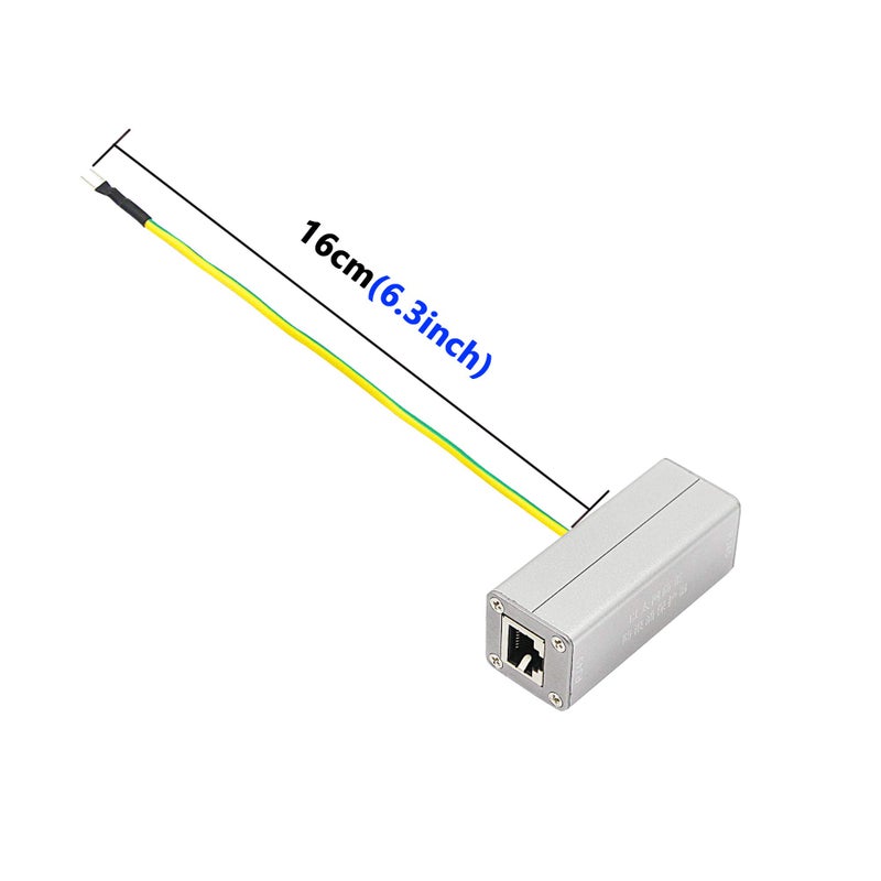 CERRXIAN RJ45 Ethernet Network Surge Protector Outdoor Arrester Protection Device for POE Switch Camera SPD Protection Suppressor - Image 3