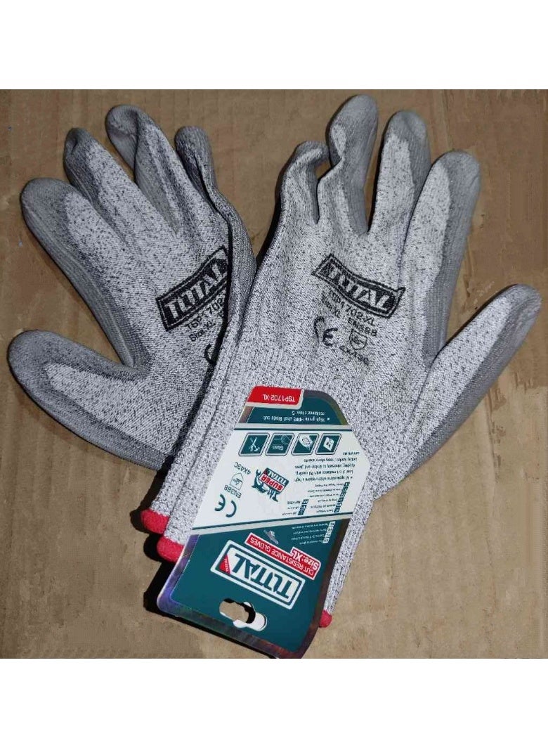 TOTAL Cut-resistant gloves, size XL - Image 2