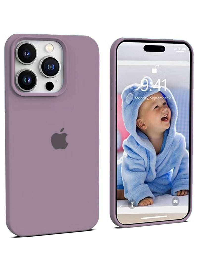iPhone 15 Pro Mobile Case Cover with Soft Liquid Silicone Protection Anti-Scratch Shockproof Accessories Slim Protective Back Cover with Comfortable Hold Touch Feeling and Anti-fingerprint - Image 1