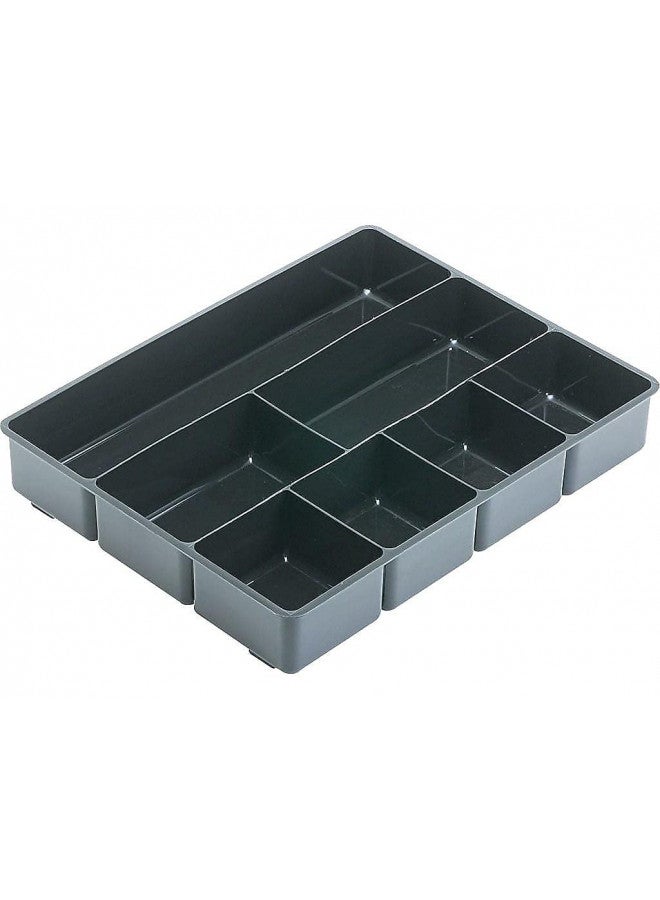 Rubbermaid Extra Deep Desk Drawer Director Tray, Plastic, 11.875 x 15 x 2.5 Inches, Black - Image 2