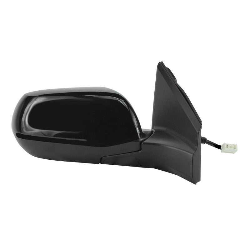Fit System Passenger Side Mirror for Honda CR-V EX-L Model, Textured Black w/PTM Cover, Foldaway, Heated Power,Black -63043H - Image 4