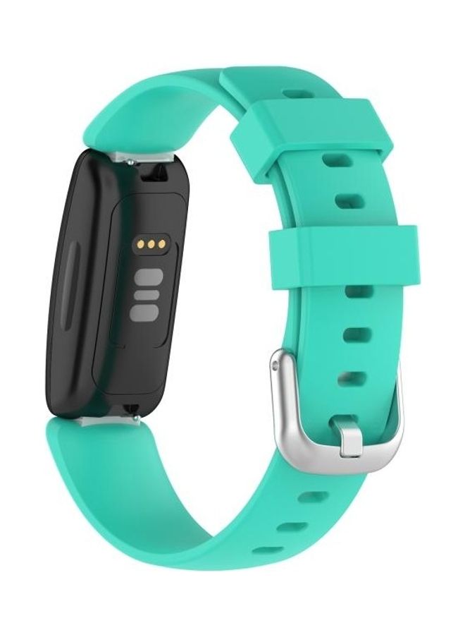 NIBEMINENT TPE Watchband Replacement Strap For Fitbit Inspire 2- Small Mint Green - Image 5