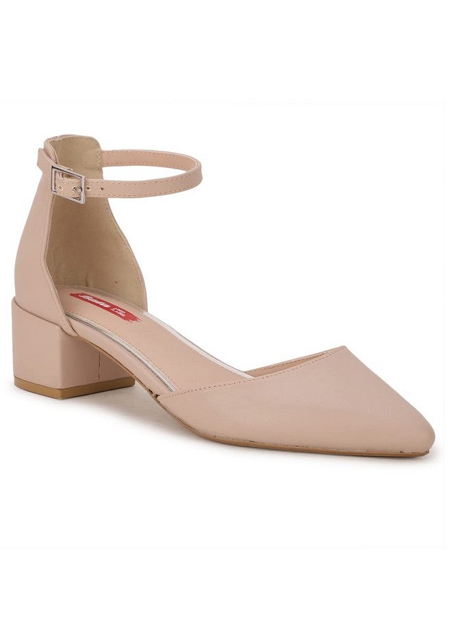 باتا حذاء نسائي بكعب من الصفصاف من باتا، (6610088)، المملكة المتحدة 5، لون بيج - Image 1