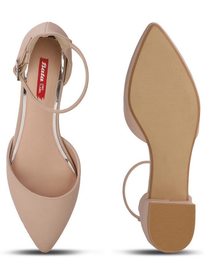 باتا حذاء نسائي بكعب من الصفصاف من باتا، (6610088)، المملكة المتحدة 5، لون بيج - Image 4