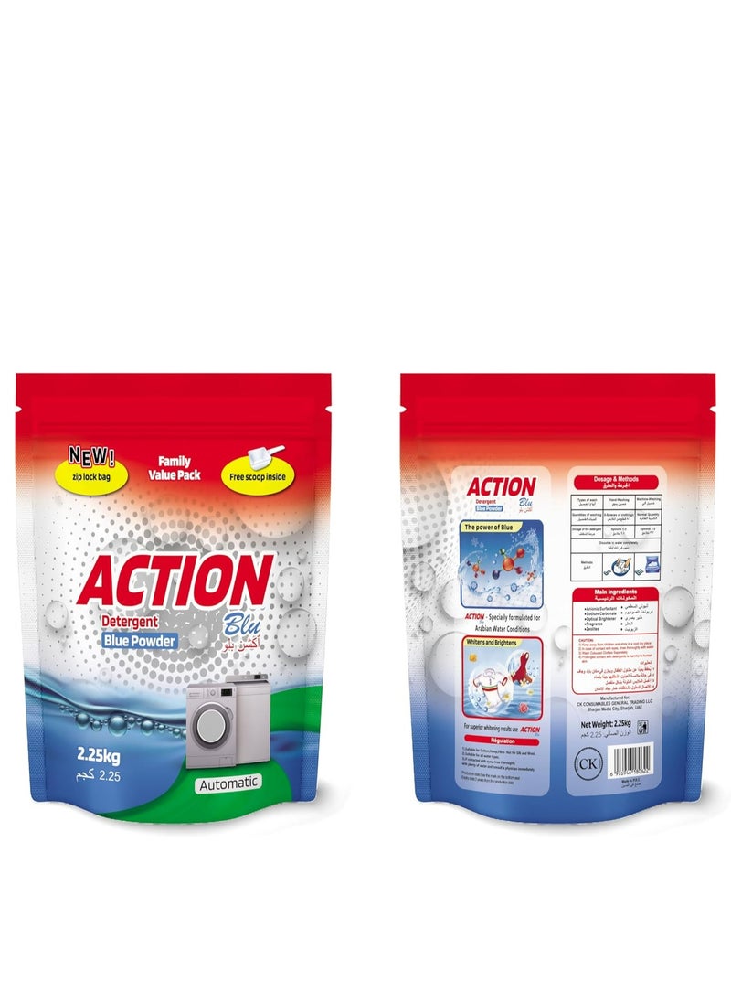 Action Blue Powder Detergent for Automatic Washing Machines, 2.25kg - pzsku/Z3457BE0107524F8512DAZ/45/_/1737621103/80b55769-e1ec-4b6b-8a7a-11771d3c4076