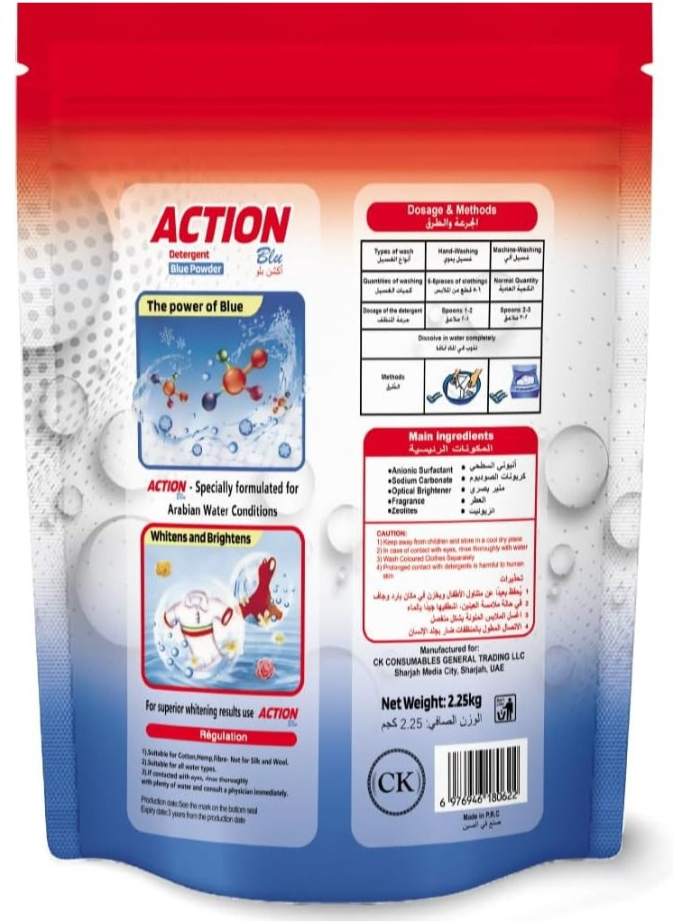 Action Blue Powder Detergent for Automatic Washing Machines, 2.25kg - pzsku/Z3457BE0107524F8512DAZ/45/_/1737621123/6e44e727-ef23-4a9a-bf02-0b60aa8c9dae