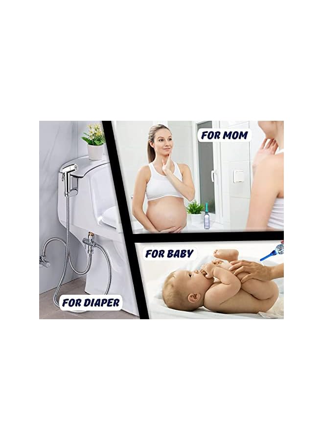 The Bros Travel Portable,Travel Shattaf for Toilet,Compatible with Every Bottle for Camping-Travel Backpacking Bidet Baby Cleaning,Women Care, Personal Hygiene,Outdoor, Traveling, Driver(2PCS)  - Image 5