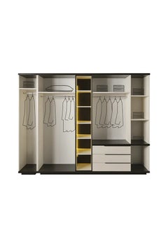 Aroma 6 Door Wardrobe - pzsku/Z3457D404026413940BFEZ/45/_/1738656674/56fee9d9-9698-4f2e-960c-e02b0e359e32