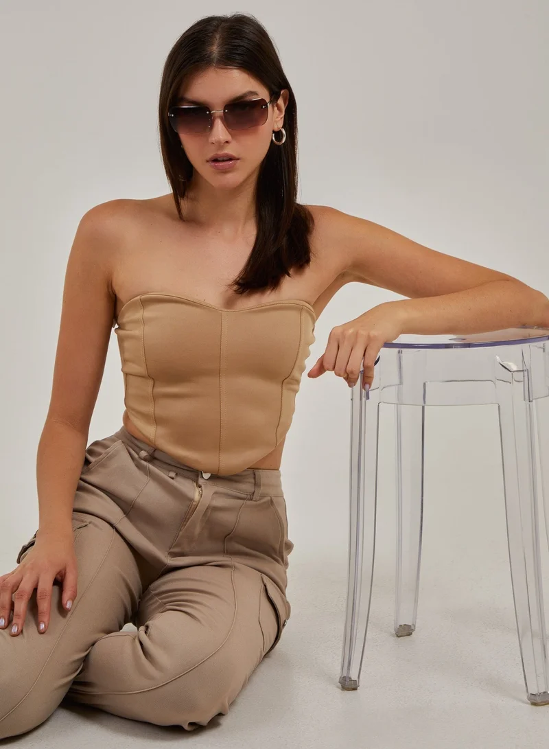 Pink Vanilla  Seam Detail Corset for Women | Best Price UAE