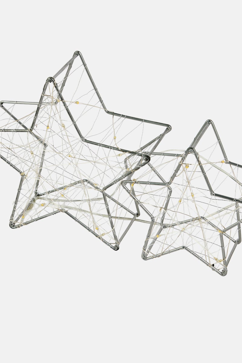 Tchibo 2 Pcs Mini Decorative Led Stars - Image 3