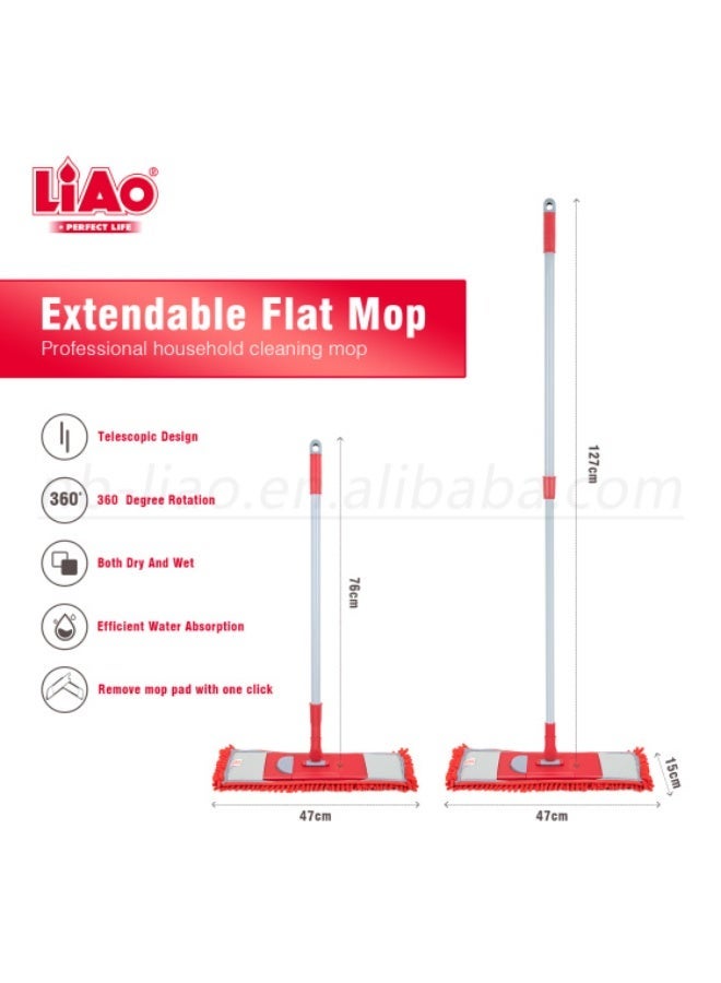 LIAO LA2209 Microfiber Mop – High-Absorbency Floor Mop with Telescopic Handle - Image 5