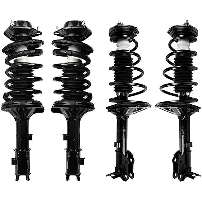 SCITOO Front And Rear Shock Absorber Assembly Fit For 2000 20012005 For Hyundai Accent Complete Shock And Strut Assembly Kit Fit For 171400 171401 171584 171585 4Pcs - Image 2