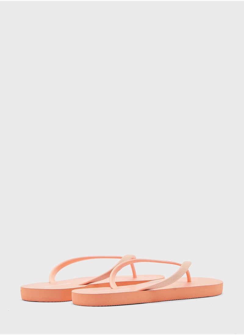 VERO MODA - T Bar Slip Flops - Image 1