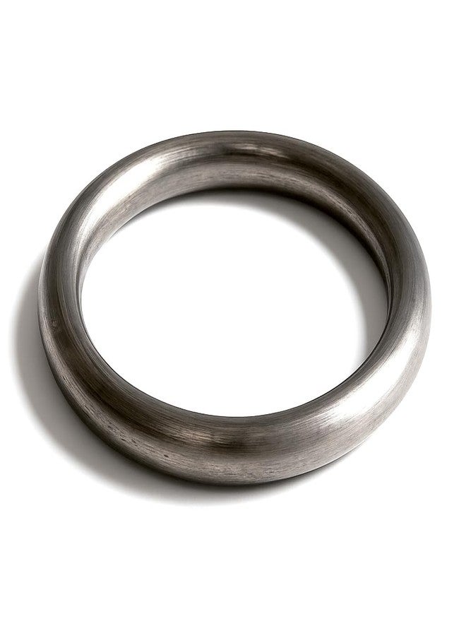 TEYRAH Round Edges Sikh Punjabi Sarbloh Kada For Man And Women Punjabi Wrist Bracelet Fashion Accessroy Sikhism Kara Wrist Band Sarb Loh (Inner Diamater 7.2 CM) - Image 1