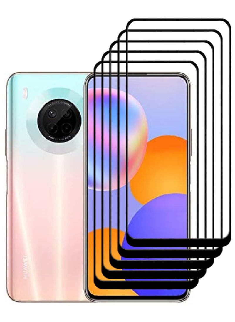 ACLIX 5 Pieces Antistatic ESD Dustproof Premium Quality High Definition Tempered Glass Screen Protector Designed For Huawei Y9a - Image 1