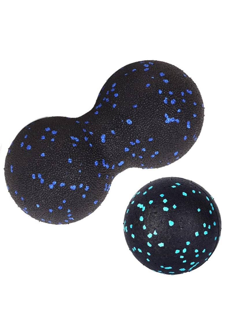SOLARAE Peanut Massage Balls, Back Massage Peanut Balls, Muscle Relaxers, Double Hockey Massage Balls and Activity Balls for Physical Therapy, Deep Tissue Fitness Massage and Relief Tension Muscle Supplies - Image 1