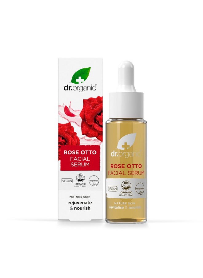 dr.organic Organic Doctor Organic Rose Otto Facial Serum 1.1 Fl.Oz.  - Image 1