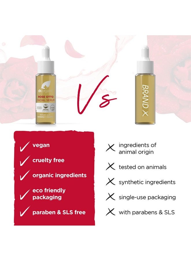 dr.organic Organic Doctor Organic Rose Otto Facial Serum 1.1 Fl.Oz.  - Image 2