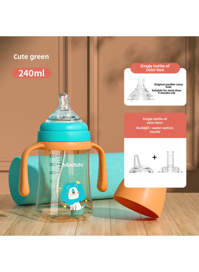 ميني توتو نانو كولور فايد ماوث بي بي كوب واحد ثلاثي الاستخدام كوب الشفاطة زجاجة الرضاعة حلمة الشفط فوهة منقار البط للرضع 300