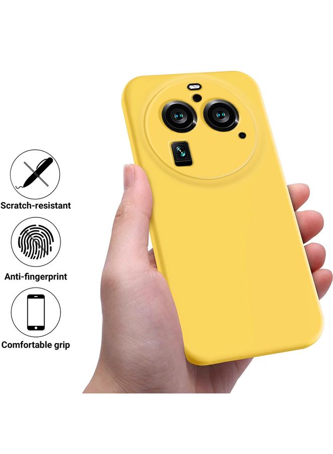 erorex Case For OPPO Find X6 Pro Pure Color Liquid Silicone Shockproof Phone Case - Image 2