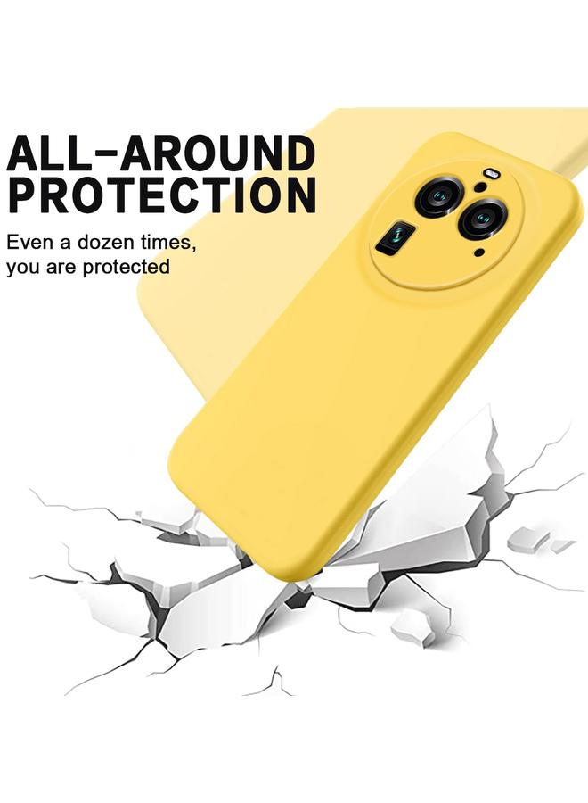 erorex Case For OPPO Find X6 Pro Pure Color Liquid Silicone Shockproof Phone Case - Image 4