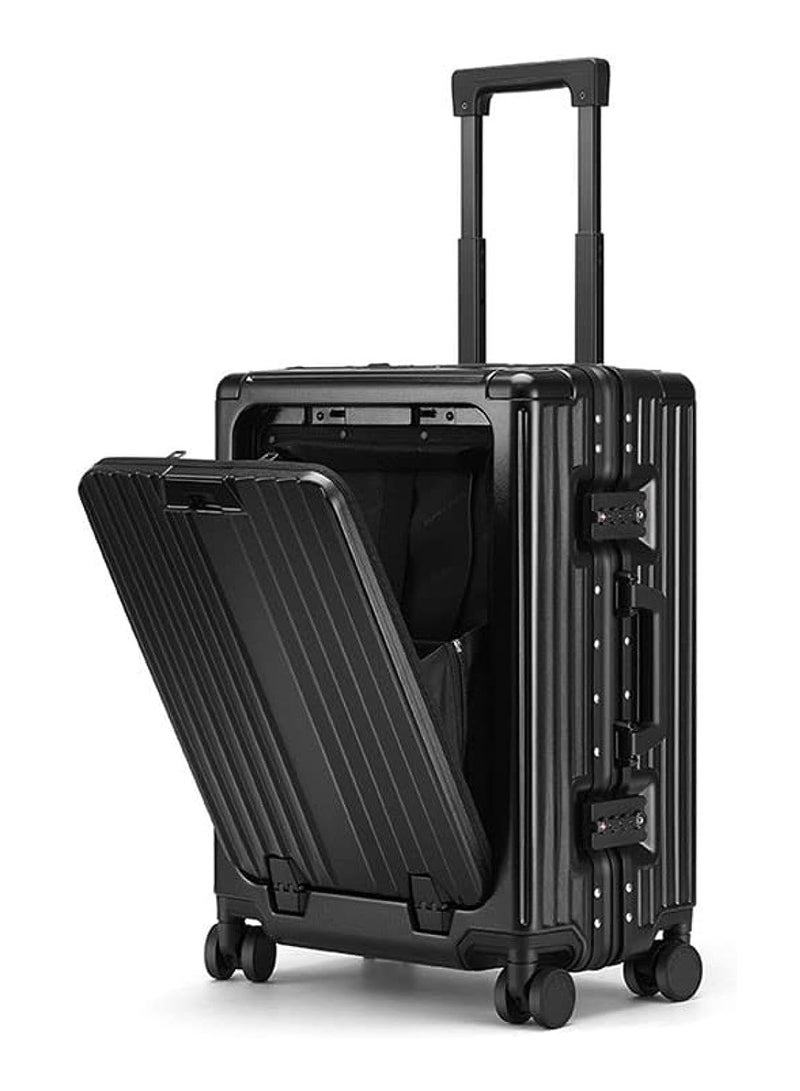 Concept 24" Ultimate Travel Companion: 24" Aluminum Framed Luggage with 360° Spinner Wheels and TSA-Approved Locks  - Image 1