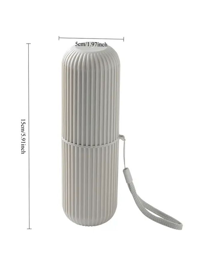 Assorted Colors Portable Travel Toothbrush Set With Toothpaste Holder Cup And Storage Box - Image 4