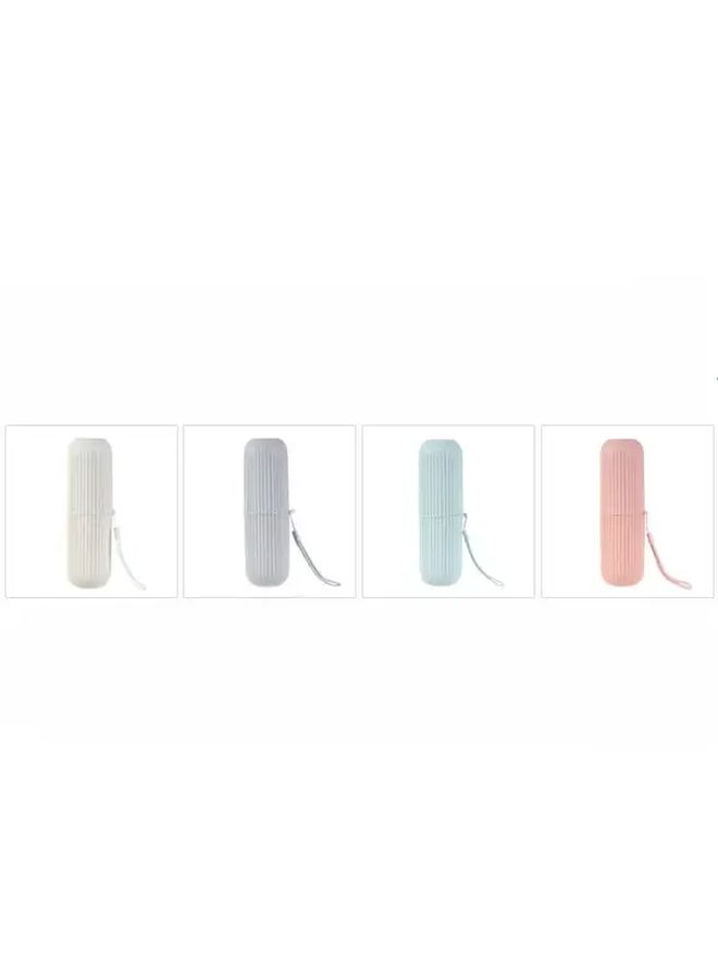 Assorted Colors Portable Travel Toothbrush Set With Toothpaste Holder Cup And Storage Box - Image 5